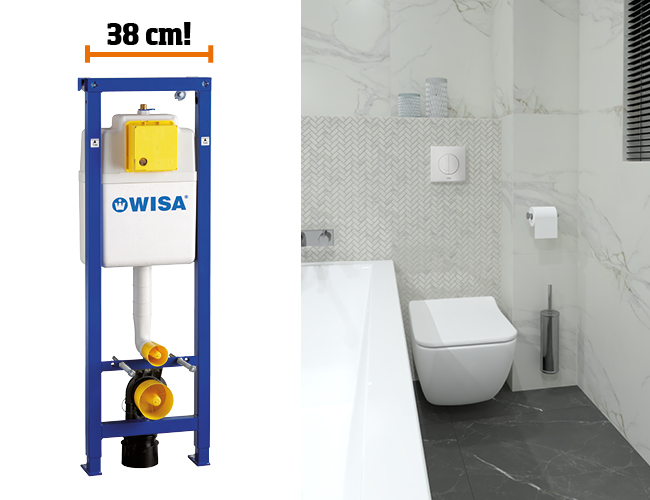 Extra smal inbouwreservoir